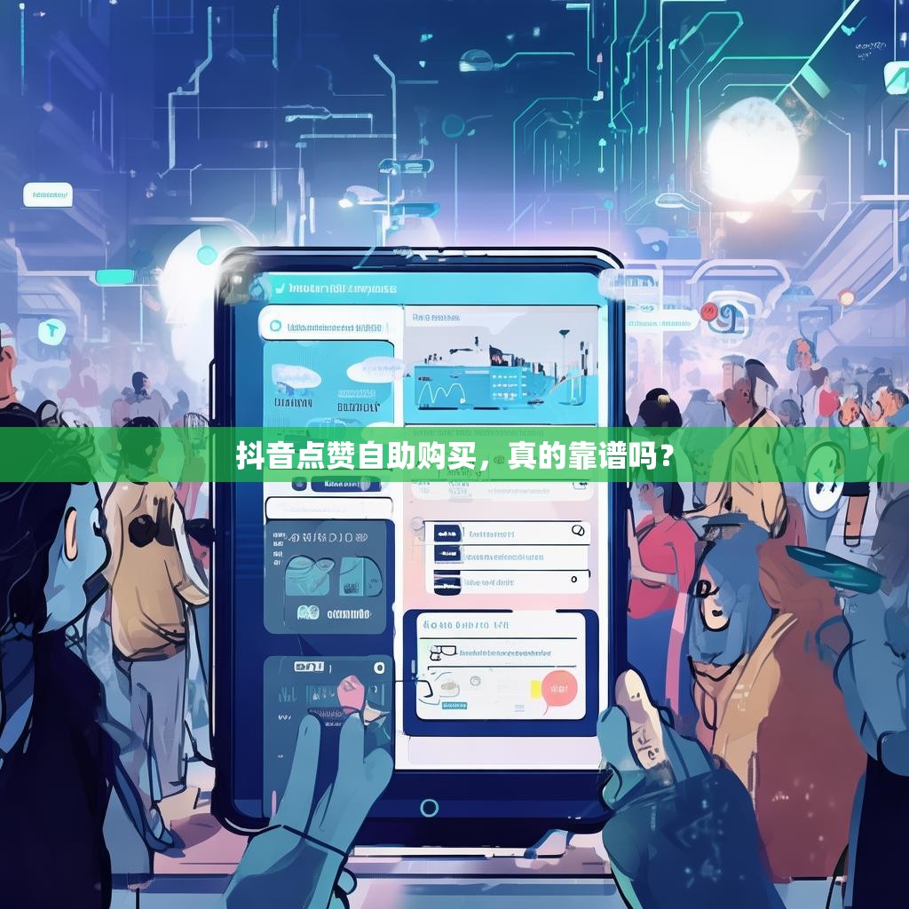 抖音点赞自助购买，真的靠谱吗？