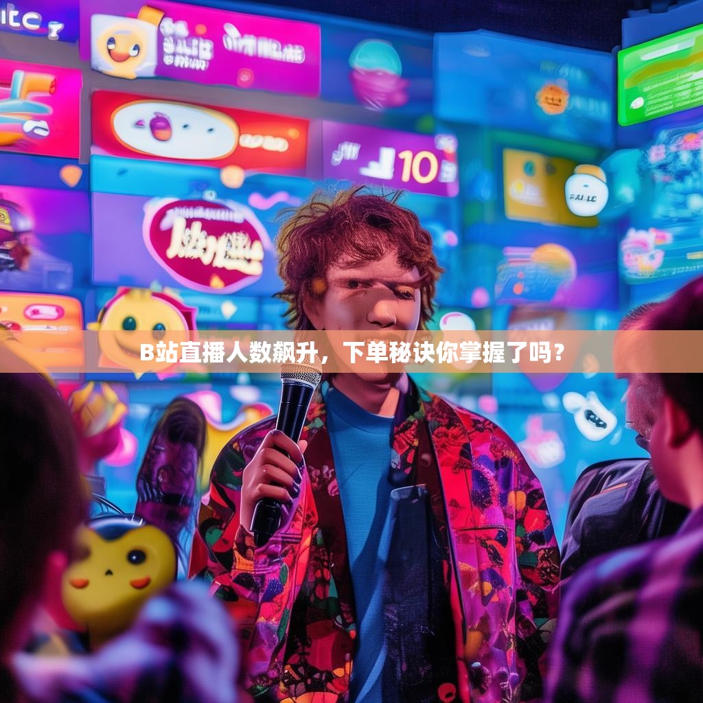 B站直播人数飙升，下单秘诀你掌握了吗？