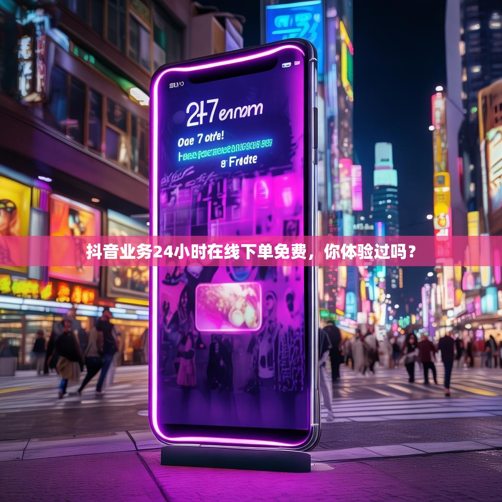 抖音业务24小时在线下单免费，你体验过吗？