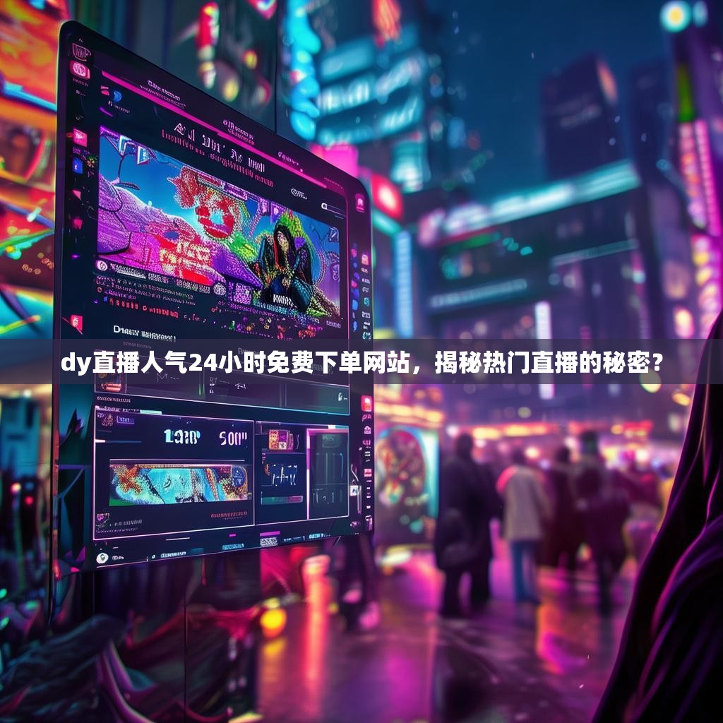 dy直播人气24小时免费下单网站，揭秘热门直播的秘密？