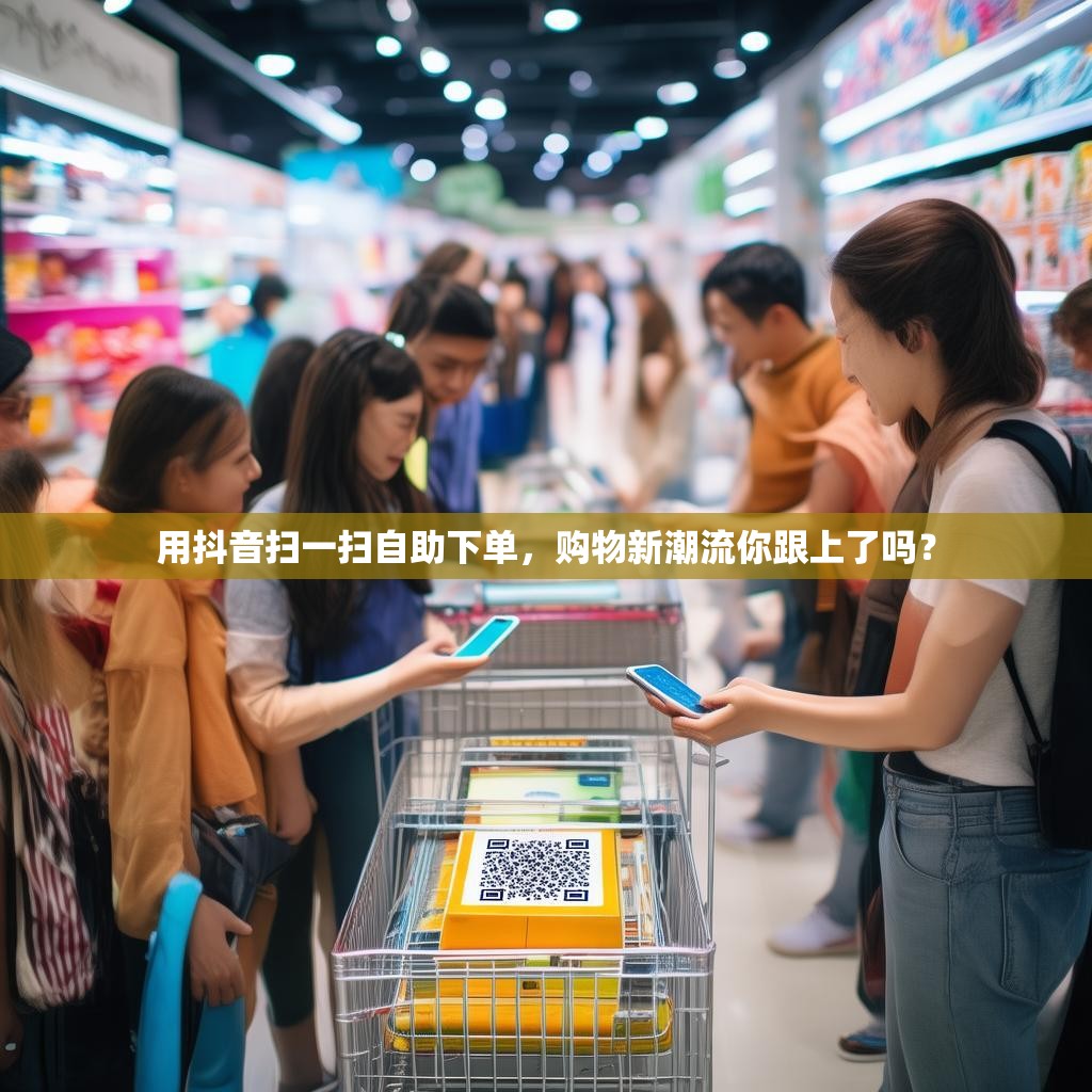 用抖音扫一扫自助下单，购物新潮流你跟上了吗？