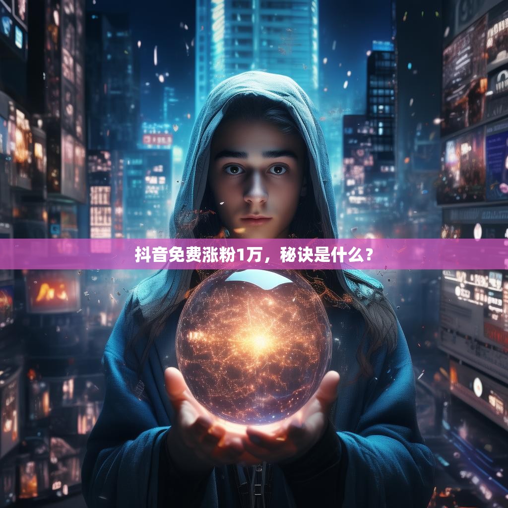 抖音免费涨粉1万，秘诀是什么？