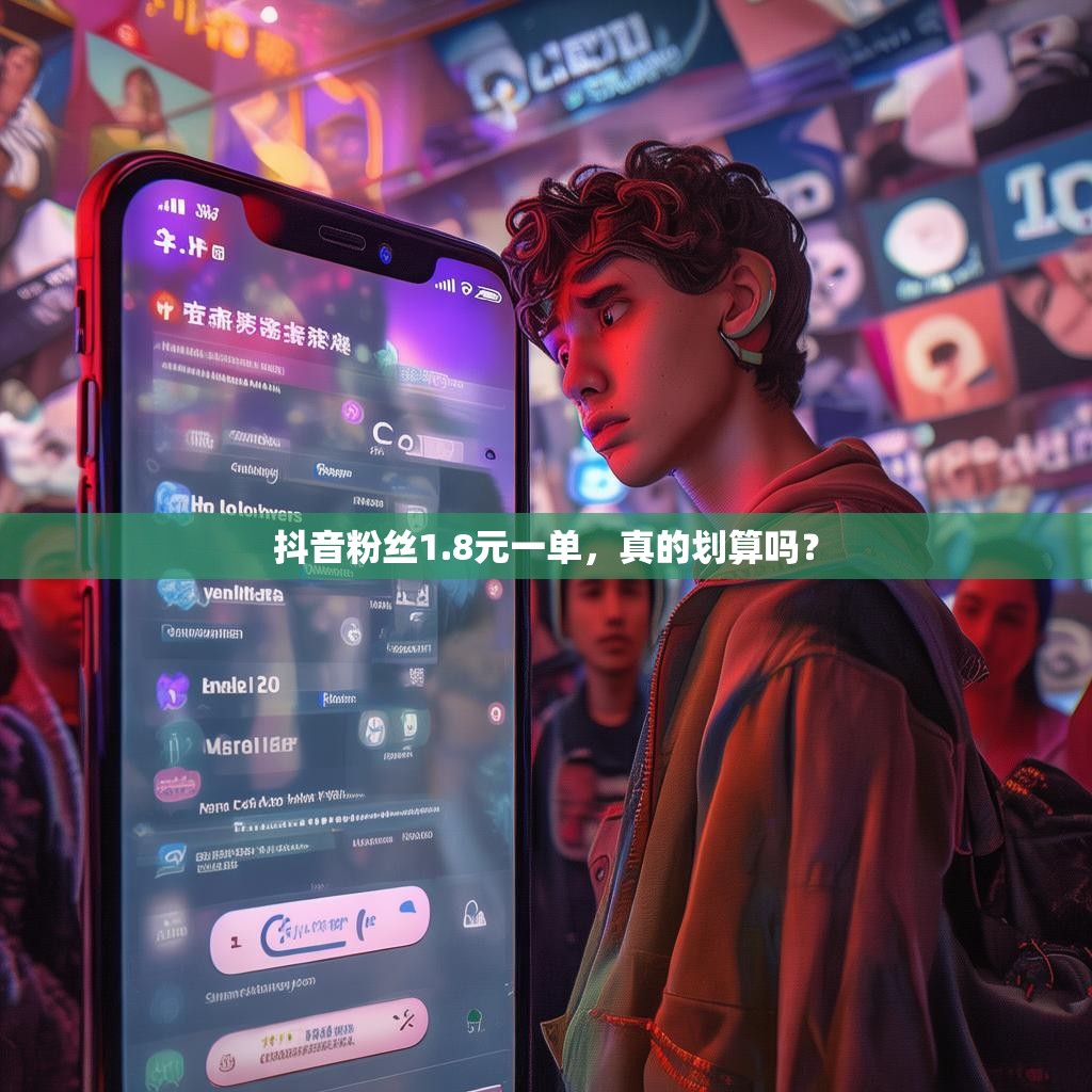 抖音粉丝1.8元一单，真的划算吗？
