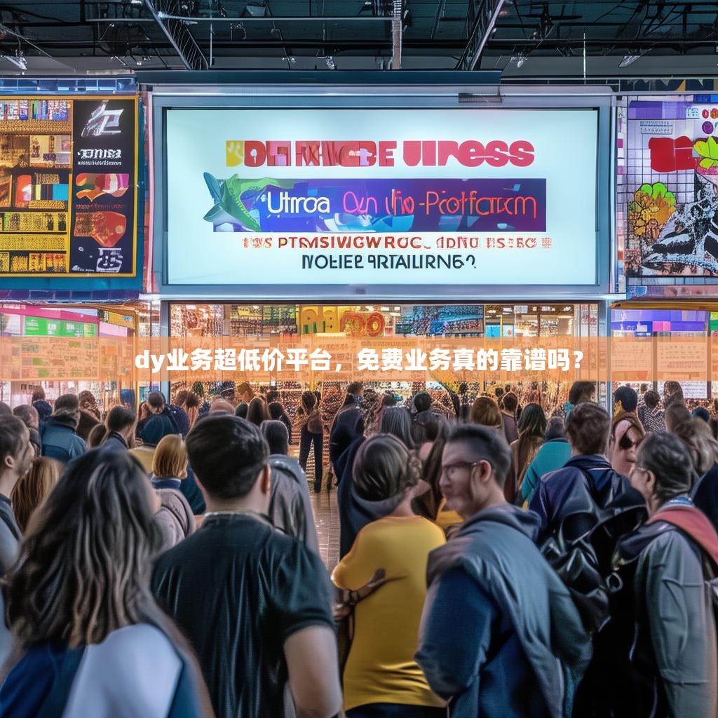 dy业务超低价平台，免费业务真的靠谱吗？