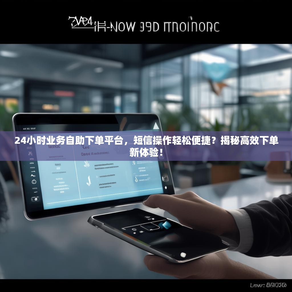 24小时业务自助下单平台，短信操作轻松便捷？揭秘高效下单新体验！