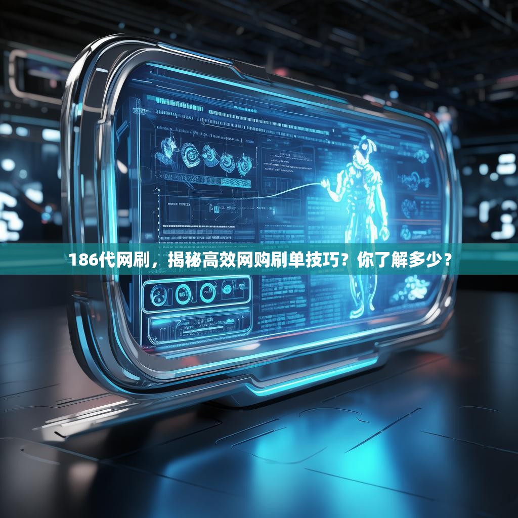 186代网刷，揭秘高效网购刷单技巧？你了解多少？