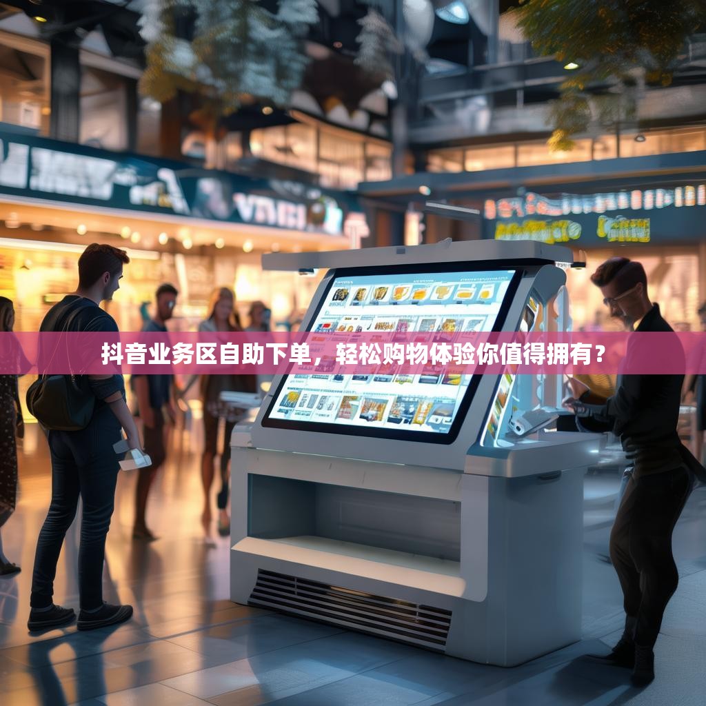 抖音业务区自助下单，轻松购物体验你值得拥有？