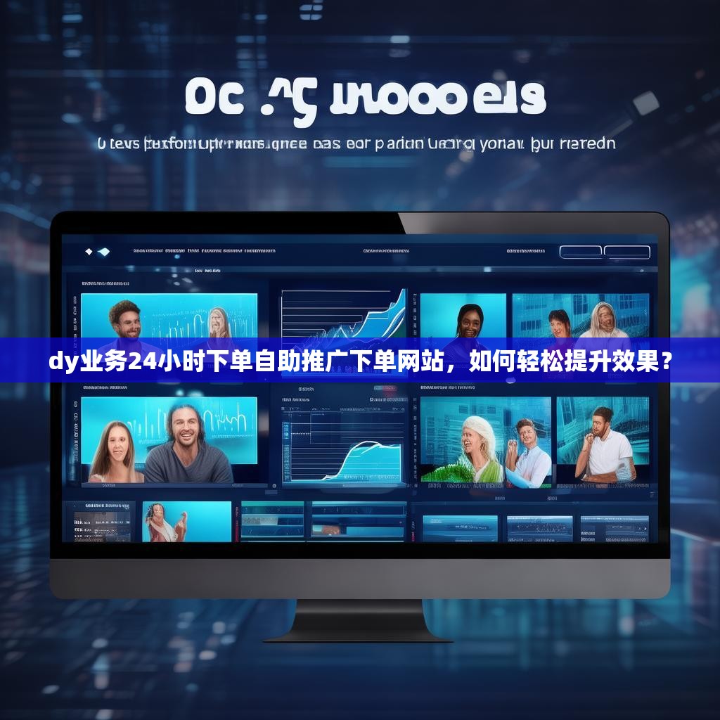dy业务24小时下单自助推广下单网站，如何轻松提升效果？