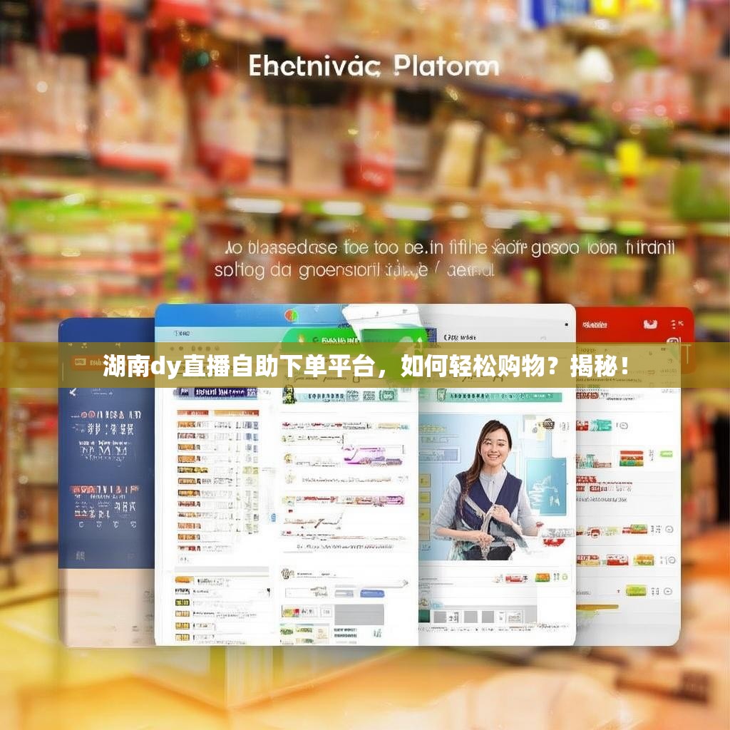 湖南dy直播自助下单平台，如何轻松购物？揭秘！