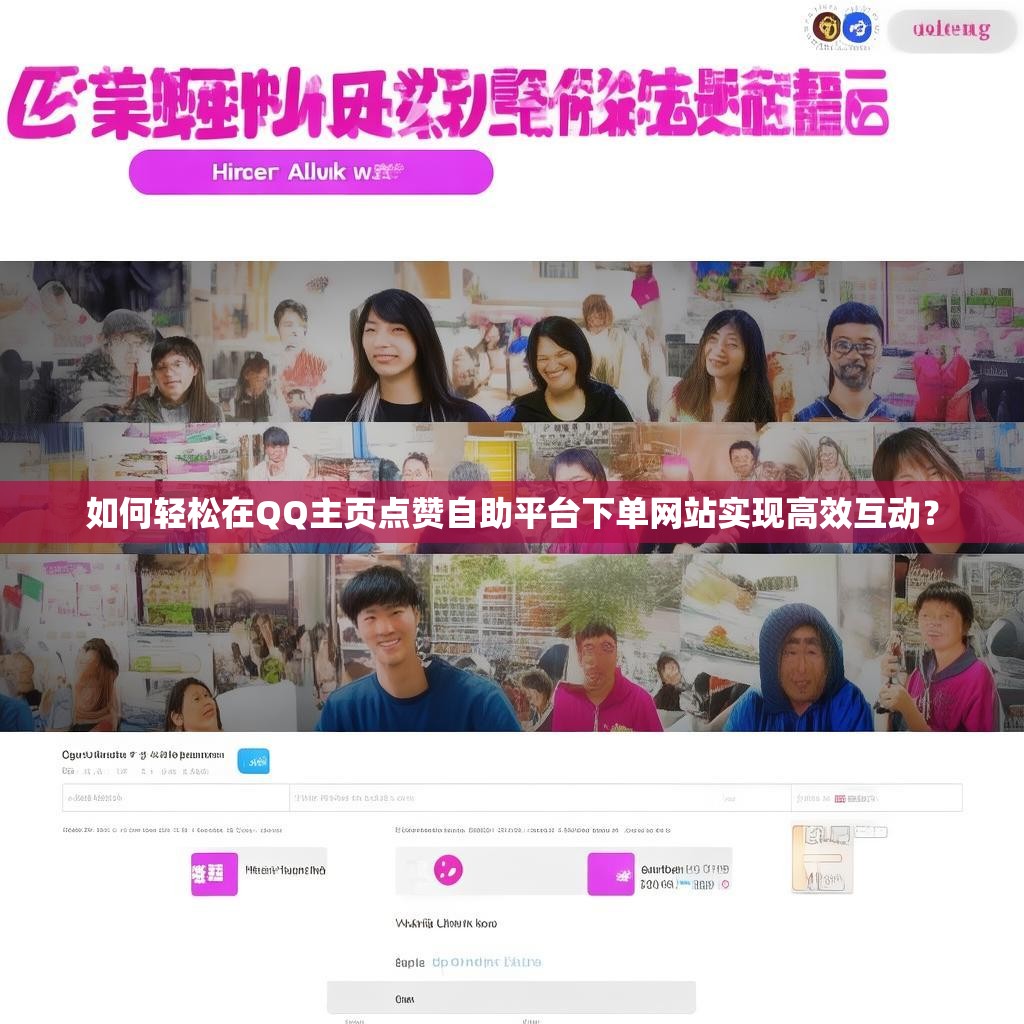 如何轻松在QQ主页点赞自助平台下单网站实现高效互动？