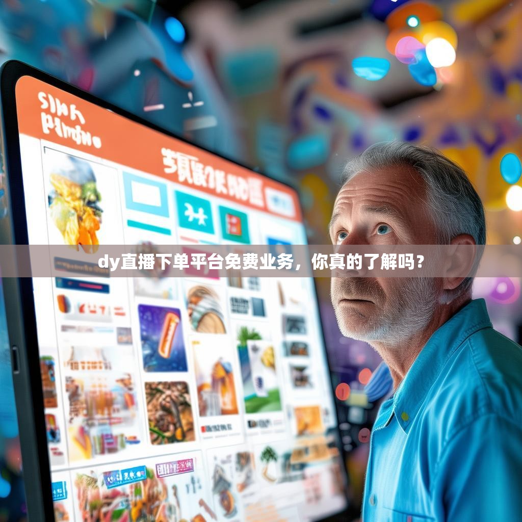 dy直播下单平台免费业务，你真的了解吗？