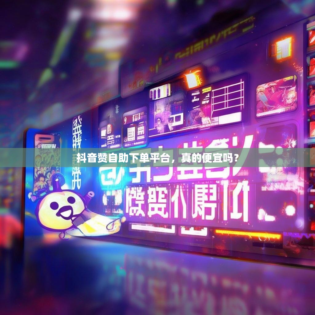 抖音赞自助下单平台，真的便宜吗？