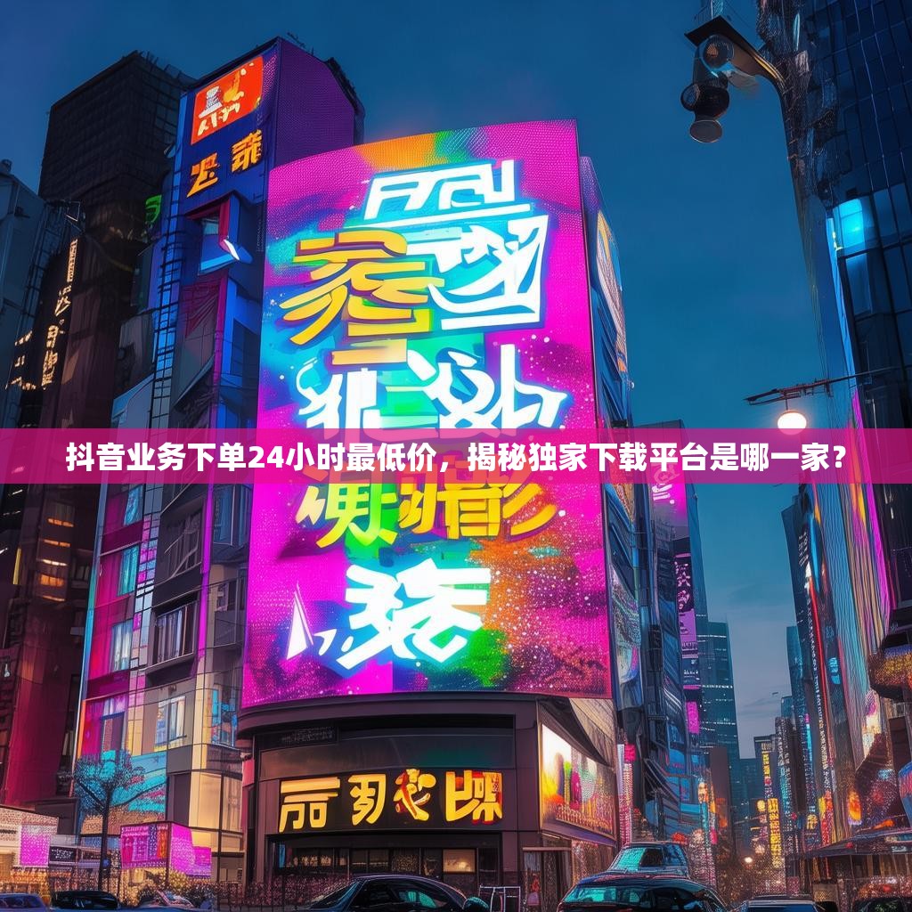 抖音业务下单24小时最低价，揭秘独家下载平台是哪一家？