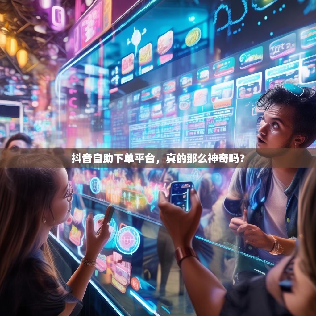 抖音自助下单平台，真的那么神奇吗？