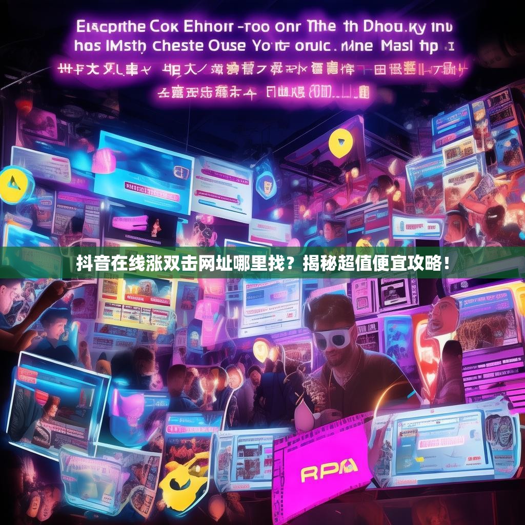 抖音在线涨双击网址哪里找？揭秘超值便宜攻略！