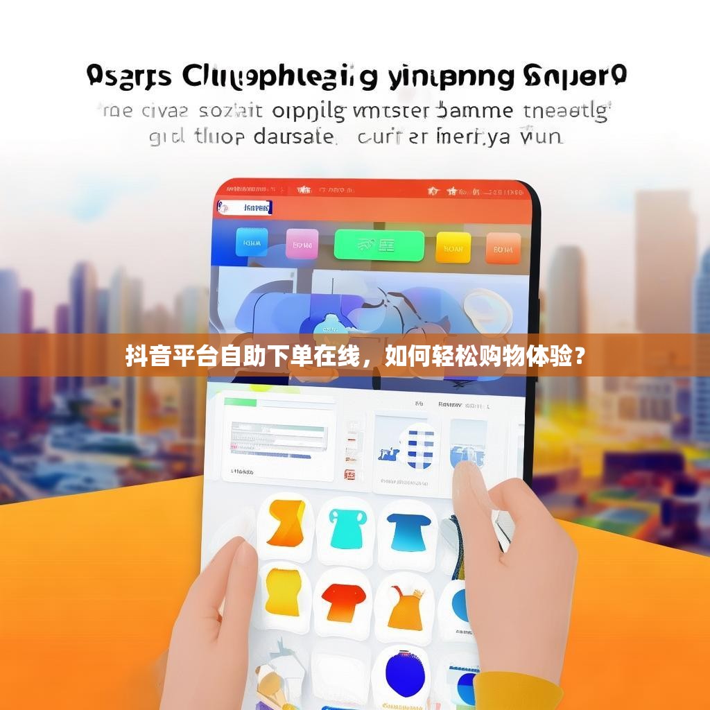 抖音平台自助下单在线，如何轻松购物体验？