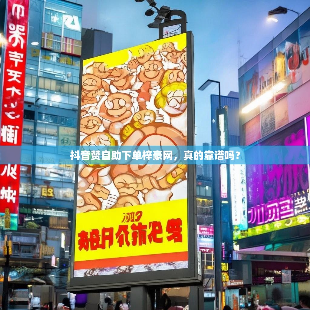 抖音赞自助下单梓豪网，真的靠谱吗？