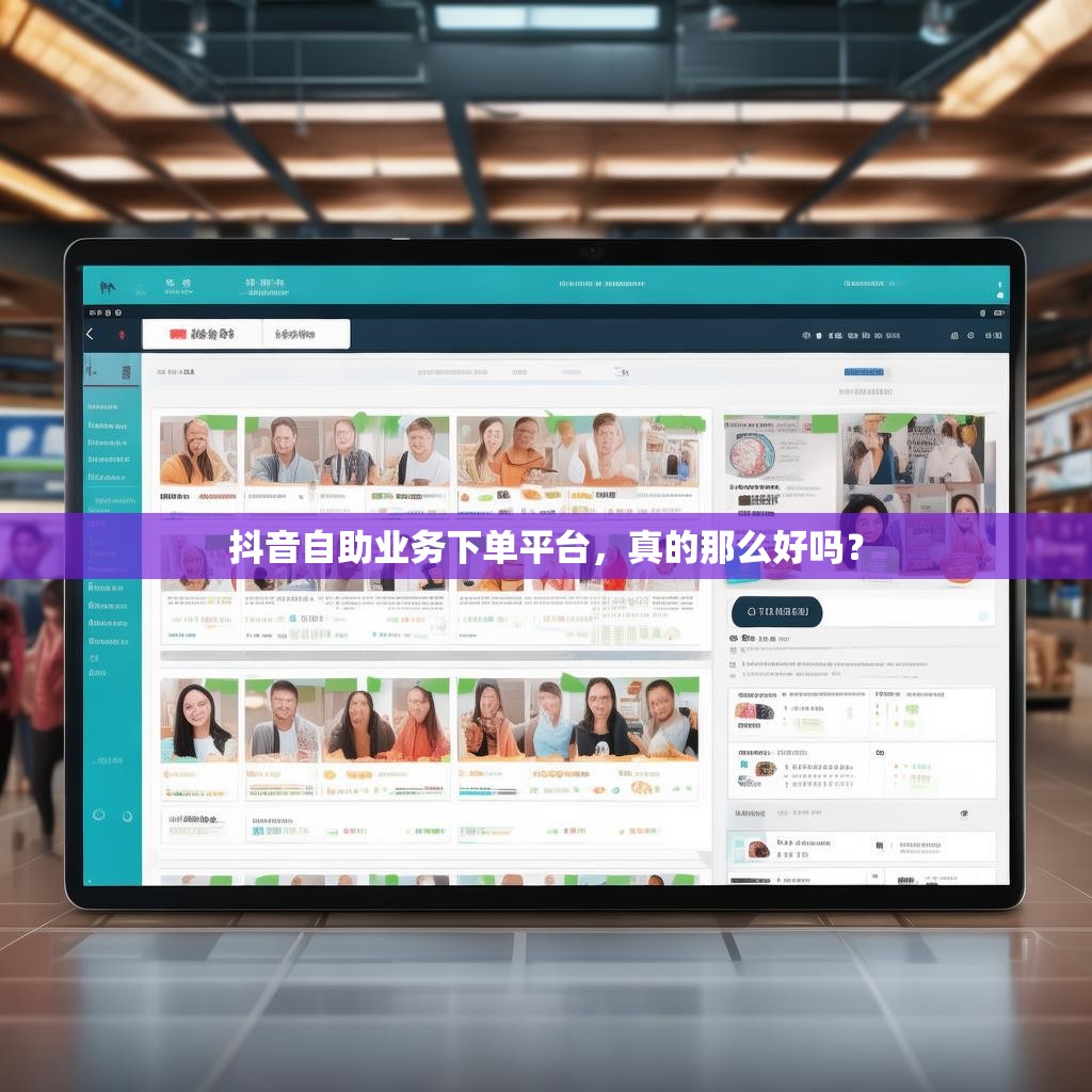 抖音自助业务下单平台，真的那么好吗？