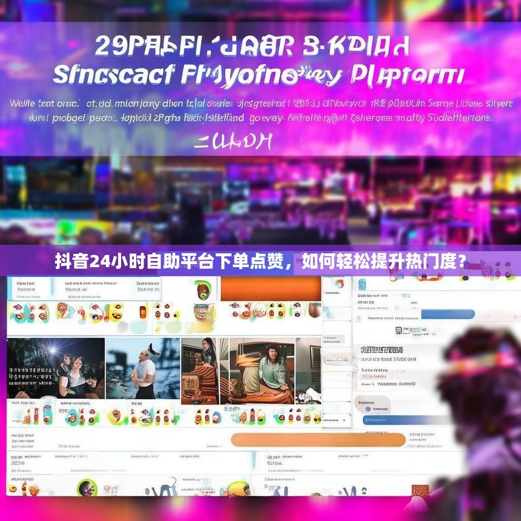 抖音24小时自助平台下单点赞，如何轻松提升热门度？