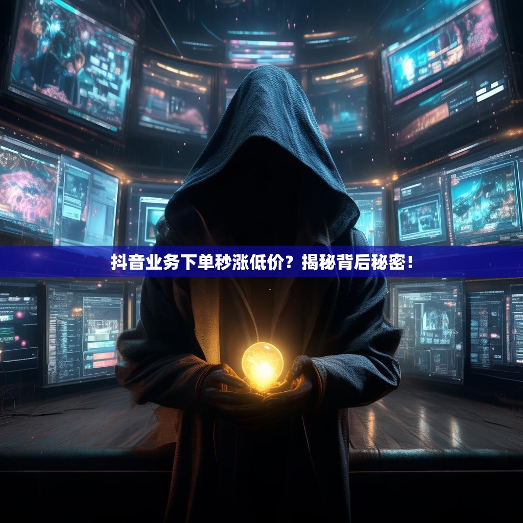 抖音业务下单秒涨低价？揭秘背后秘密！