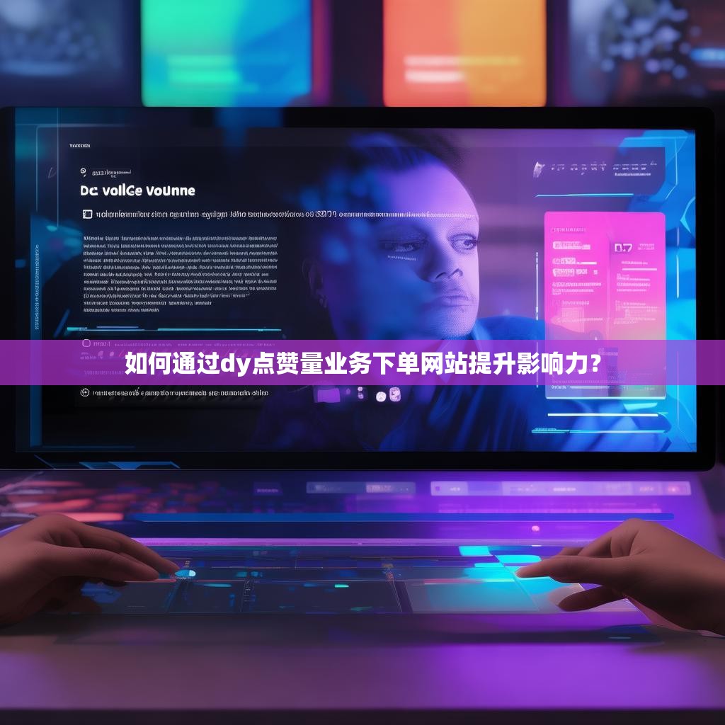 如何通过dy点赞量业务下单网站提升影响力？