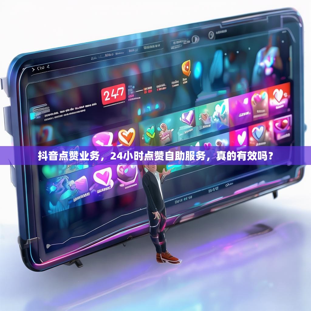 抖音点赞业务，24小时点赞自助服务，真的有效吗？