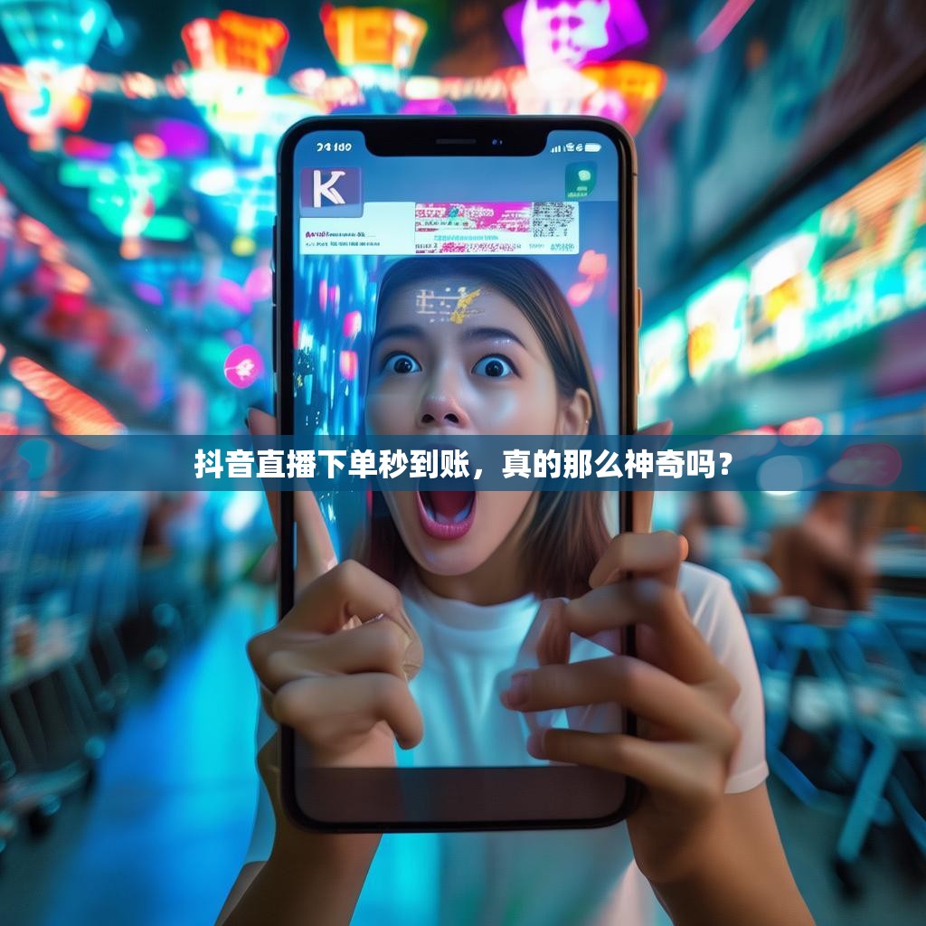 抖音直播下单秒到账，真的那么神奇吗？