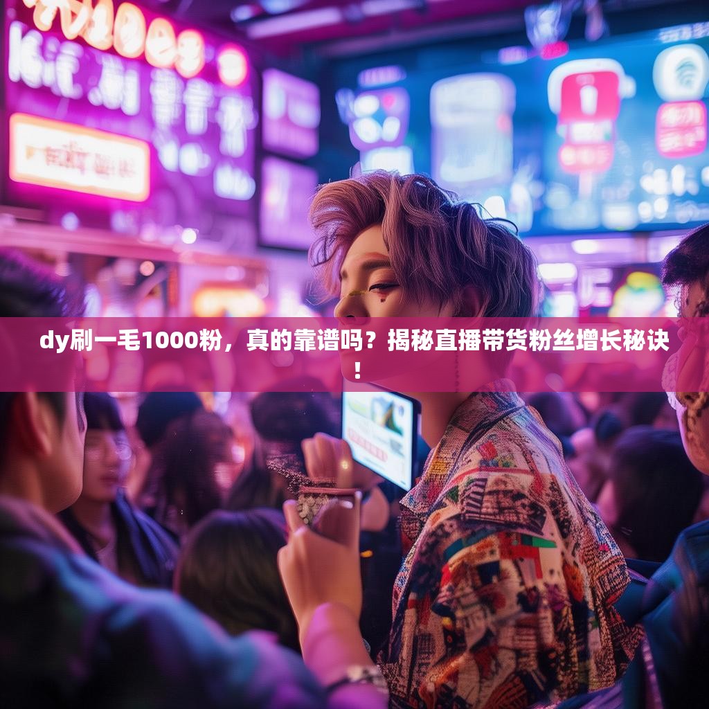 dy刷一毛1000粉，真的靠谱吗？揭秘直播带货粉丝增长秘诀！