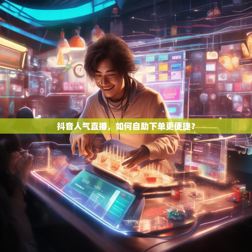 抖音人气直播，如何自助下单更便捷？