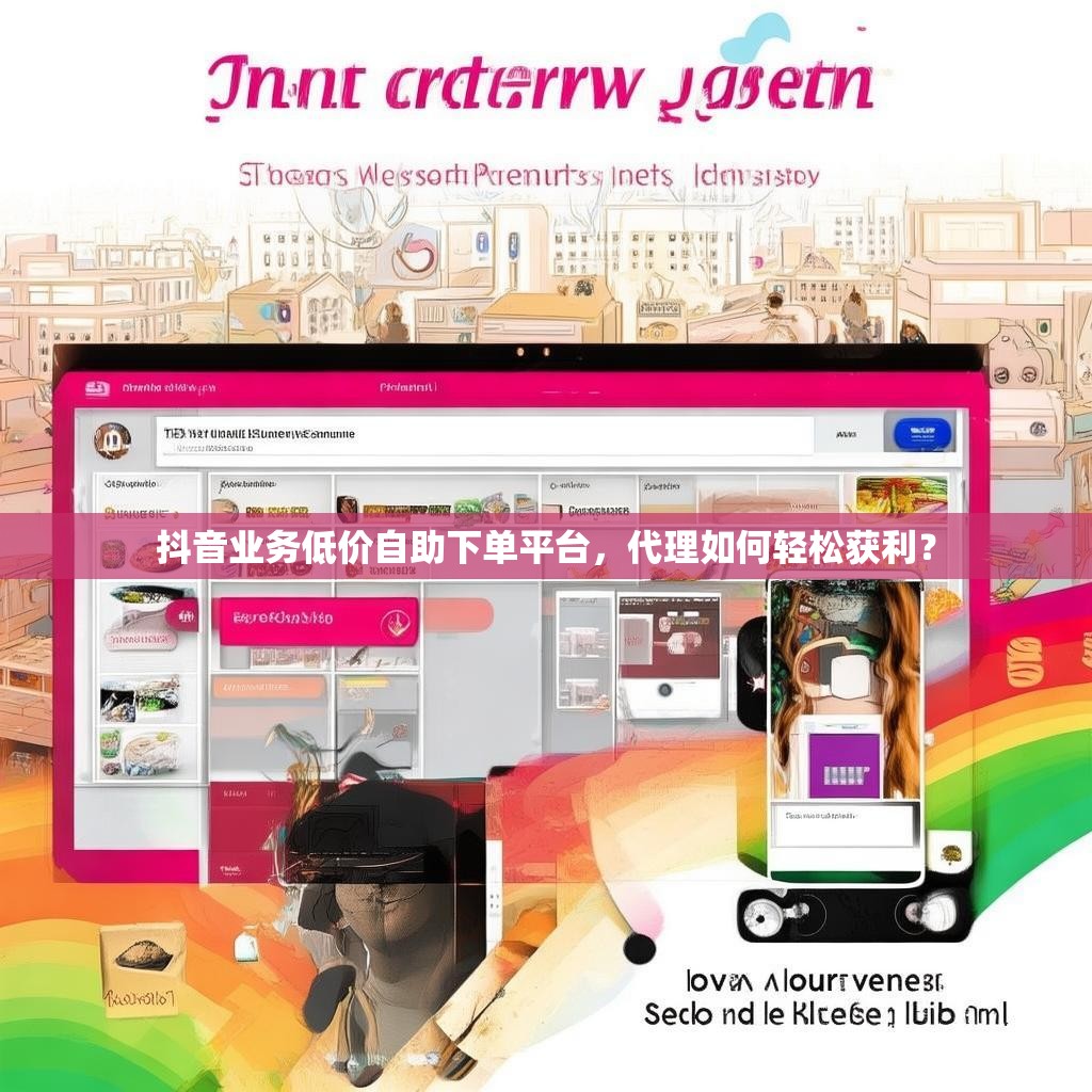 抖音业务低价自助下单平台，代理如何轻松获利？
