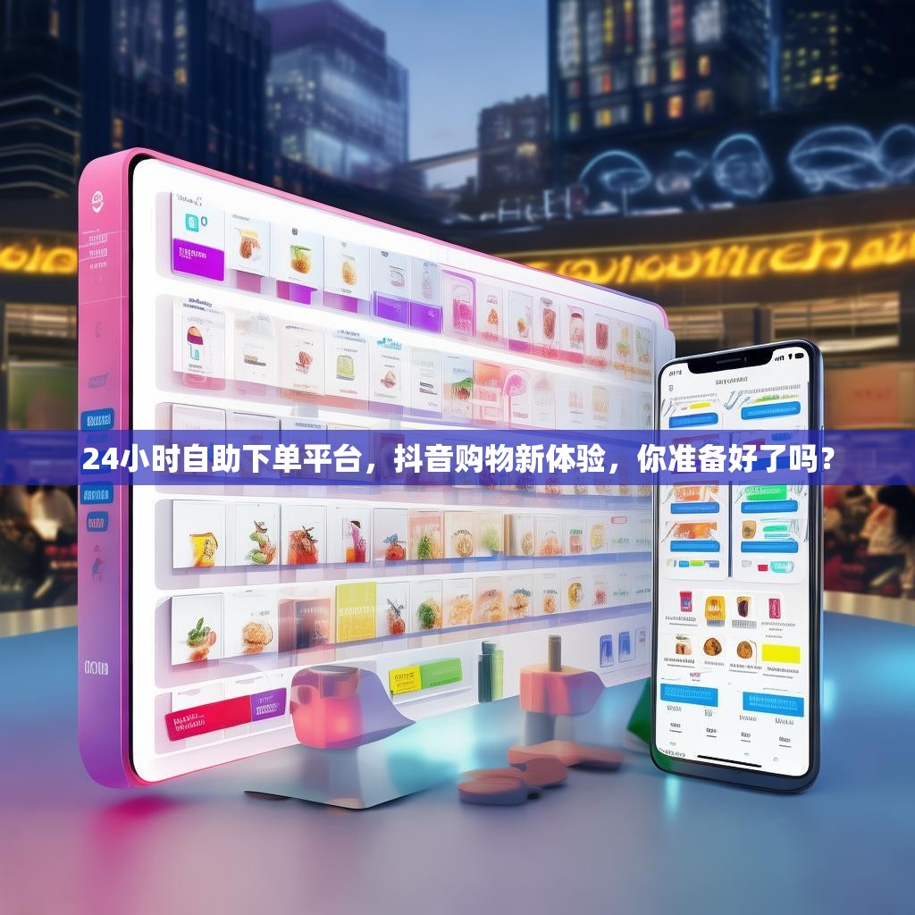 24小时自助下单平台，抖音购物新体验，你准备好了吗？