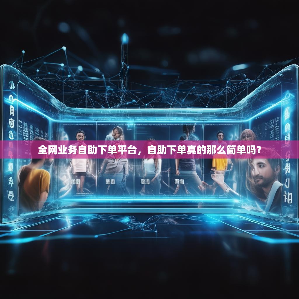 全网业务自助下单平台，自助下单真的那么简单吗？