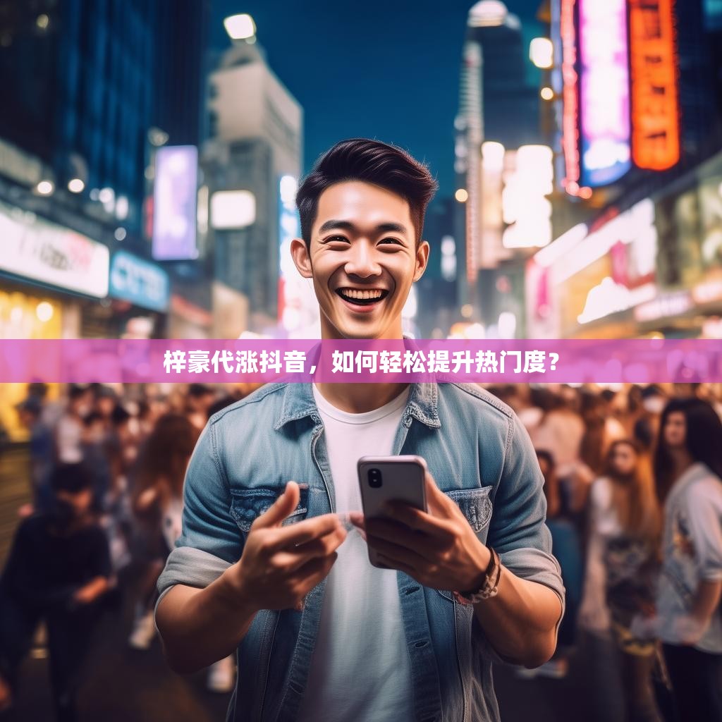 梓豪代涨抖音，如何轻松提升热门度？