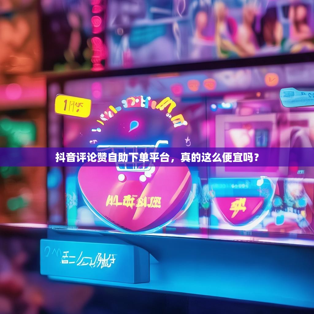 抖音评论赞自助下单平台，真的这么便宜吗？