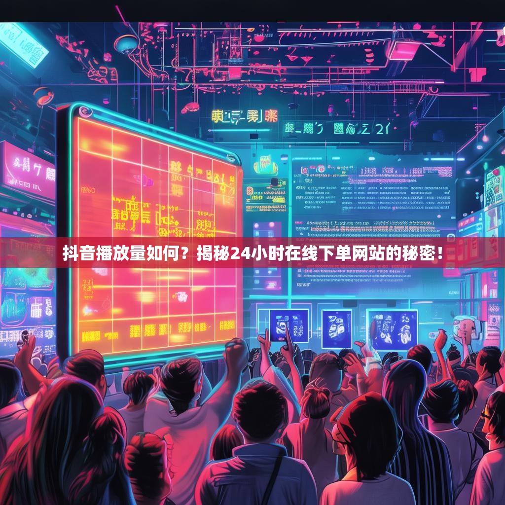 抖音播放量如何？揭秘24小时在线下单网站的秘密！