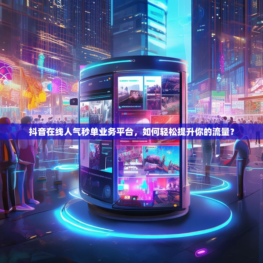 抖音在线人气秒单业务平台，如何轻松提升你的流量？