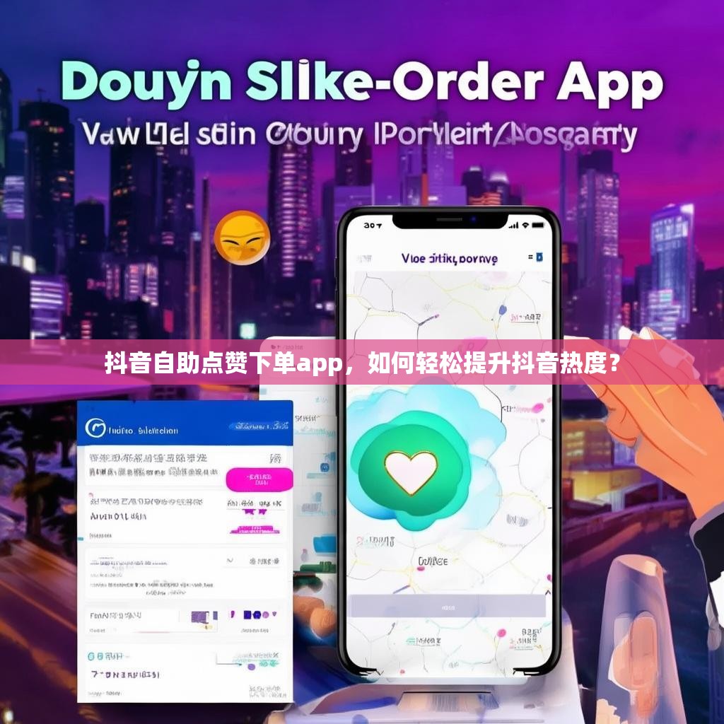 抖音自助点赞下单app，如何轻松提升抖音热度？