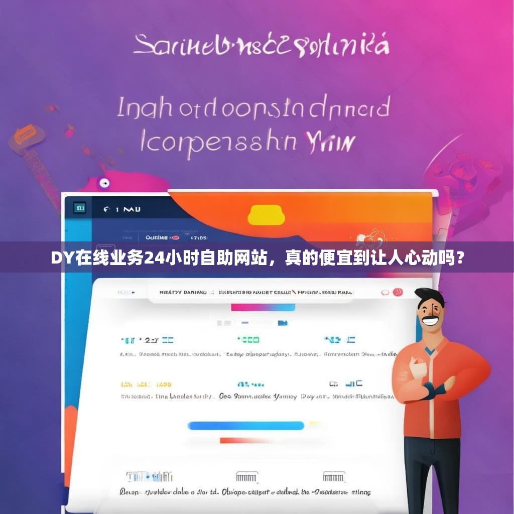 DY在线业务24小时自助网站，真的便宜到让人心动吗？