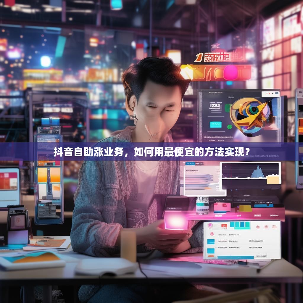 抖音自助涨业务，如何用最便宜的方法实现？