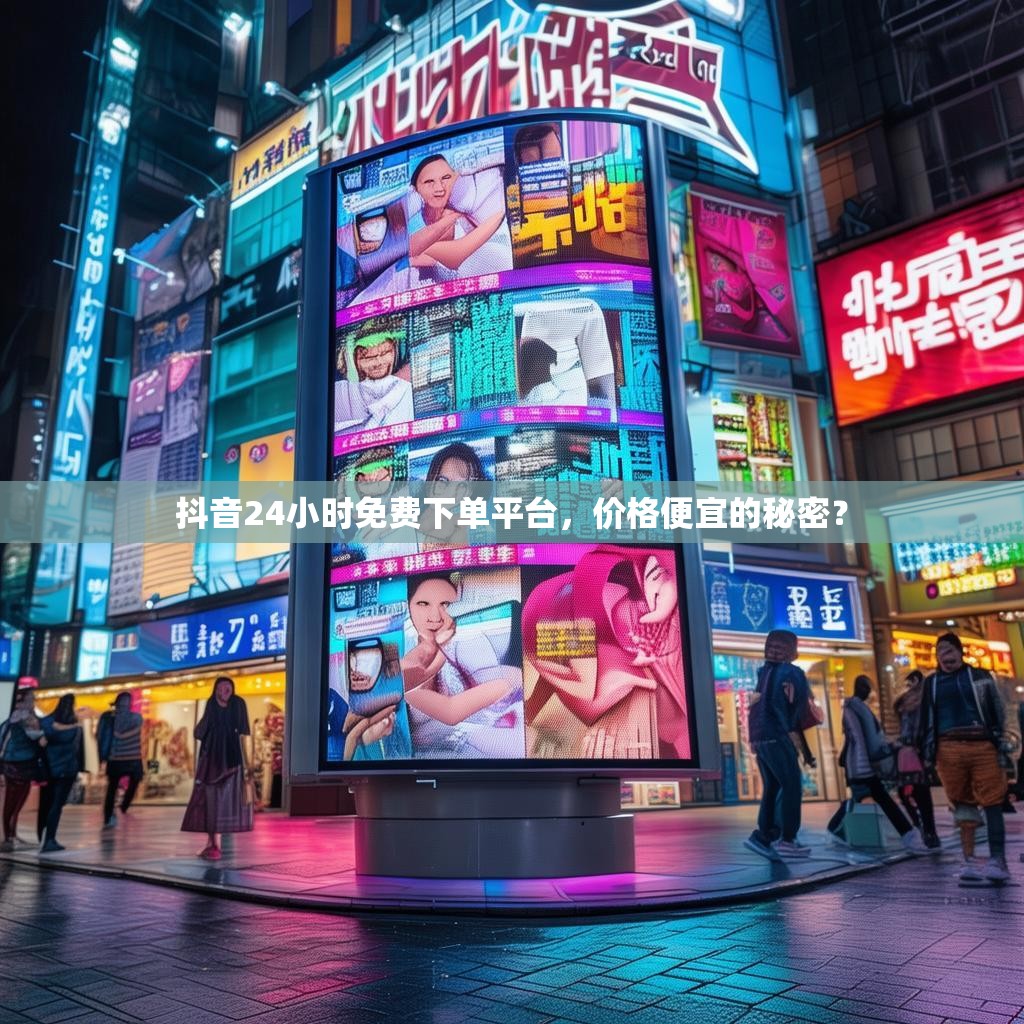 抖音24小时免费下单平台，价格便宜的秘密？