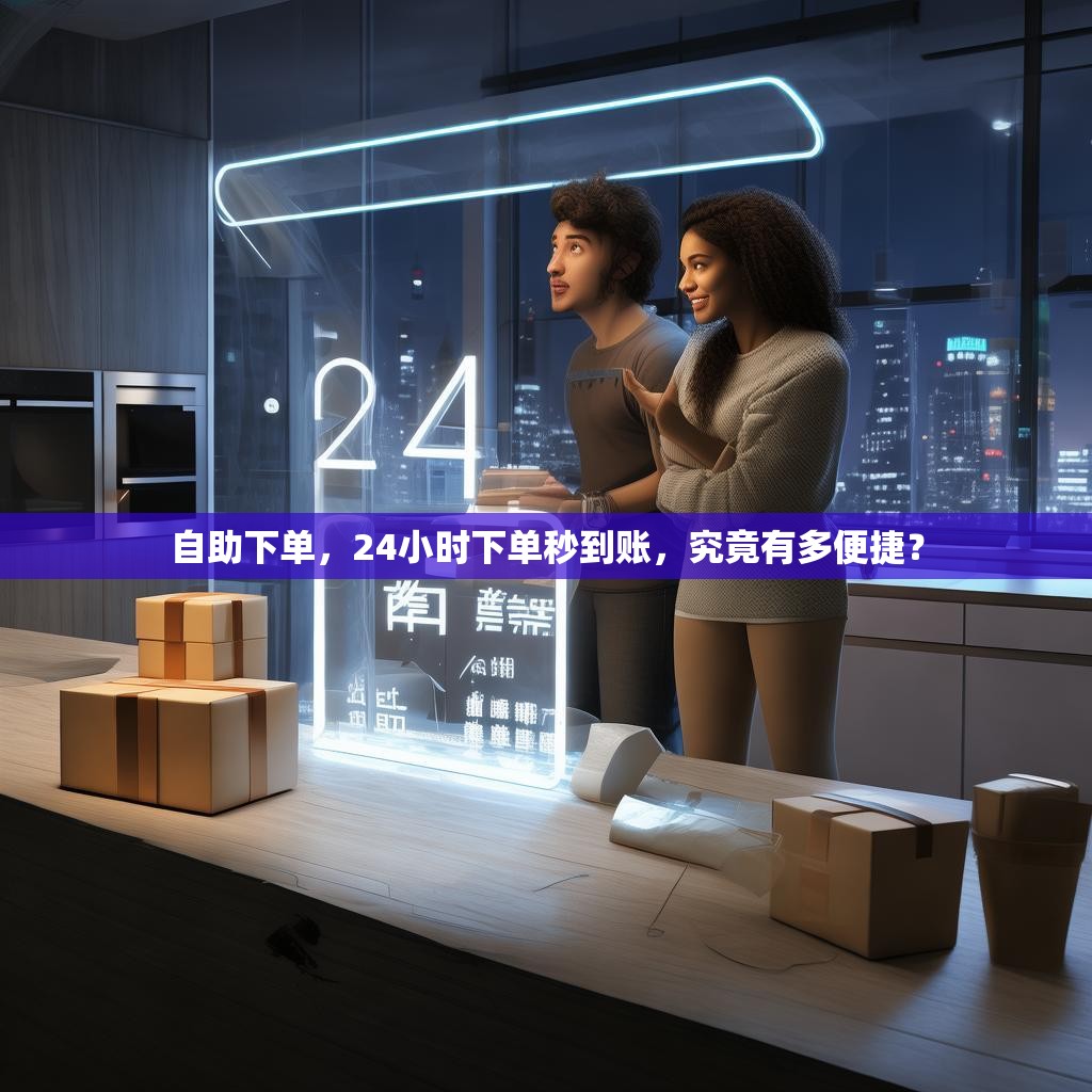 自助下单，24小时下单秒到账，究竟有多便捷？