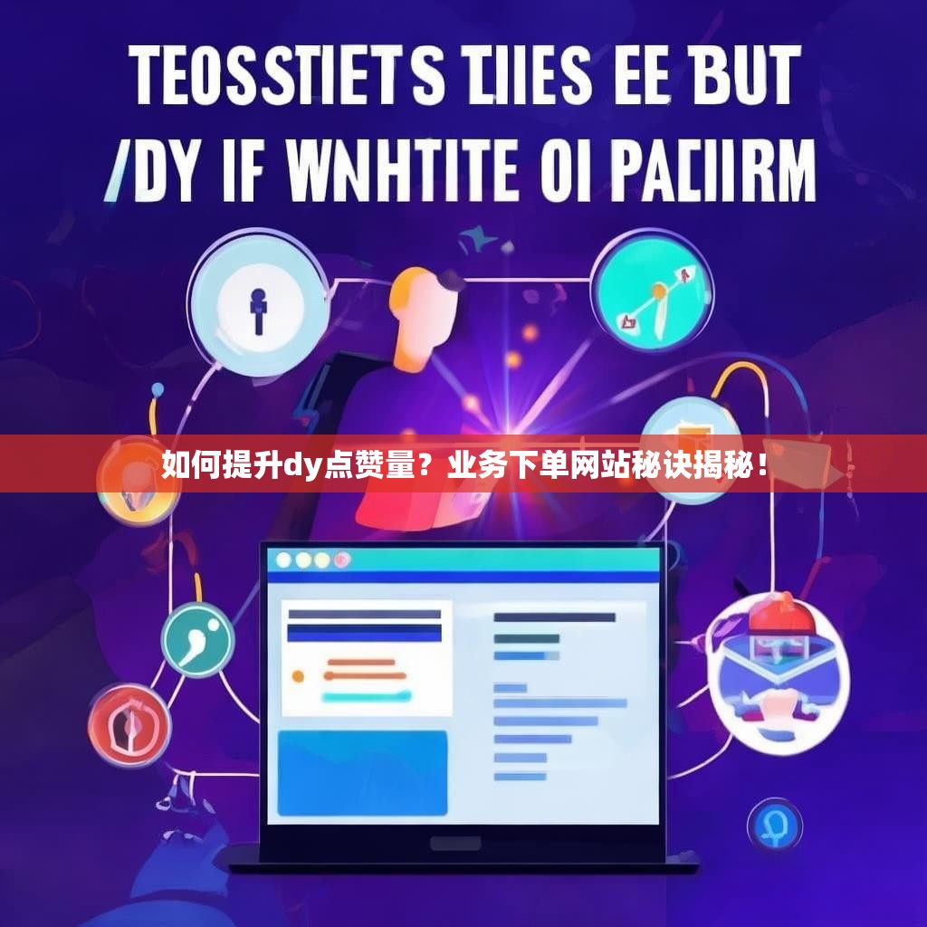 如何提升dy点赞量？业务下单网站秘诀揭秘！