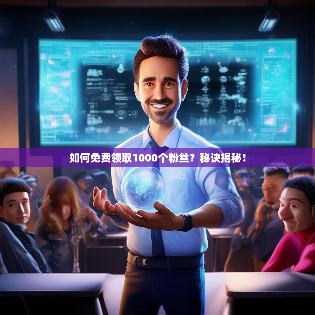 如何免费领取1000个粉丝？秘诀揭秘！