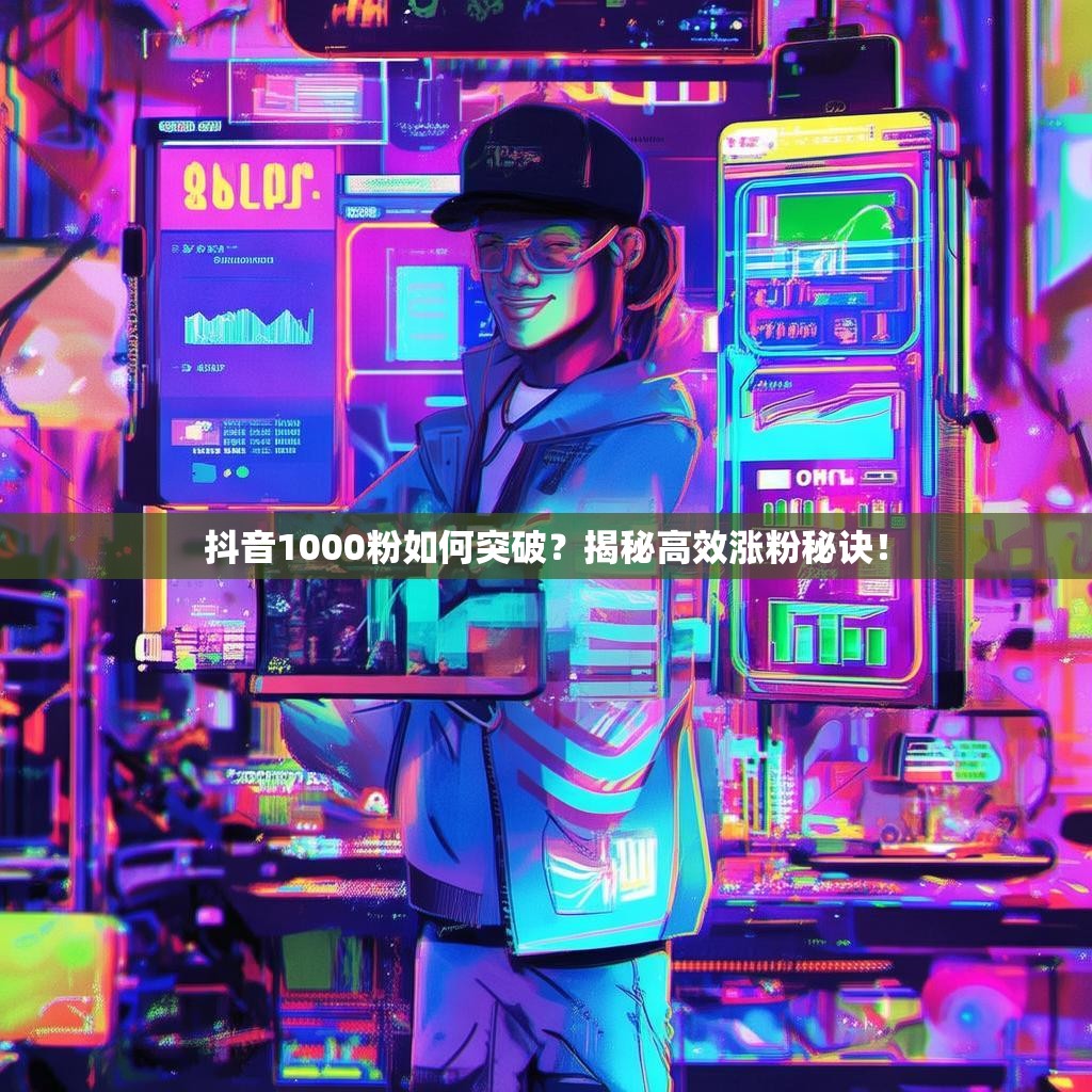抖音1000粉如何突破？揭秘高效涨粉秘诀！
