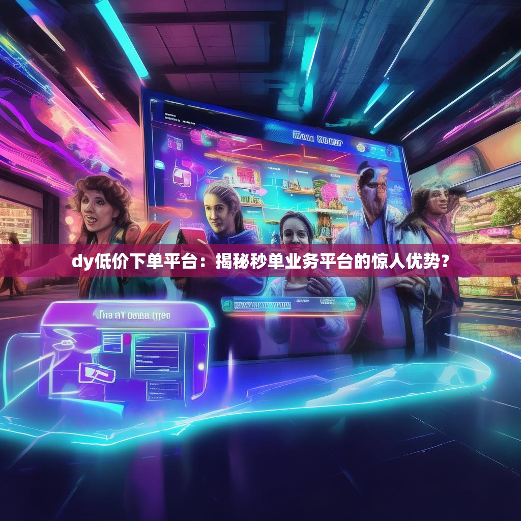 dy低价下单平台：揭秘秒单业务平台的惊人优势？