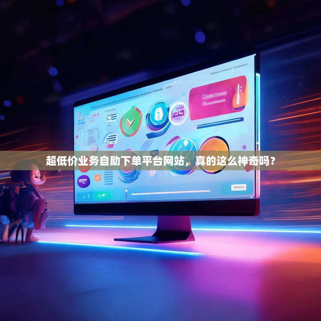 超低价业务自助下单平台网站，真的这么神奇吗？