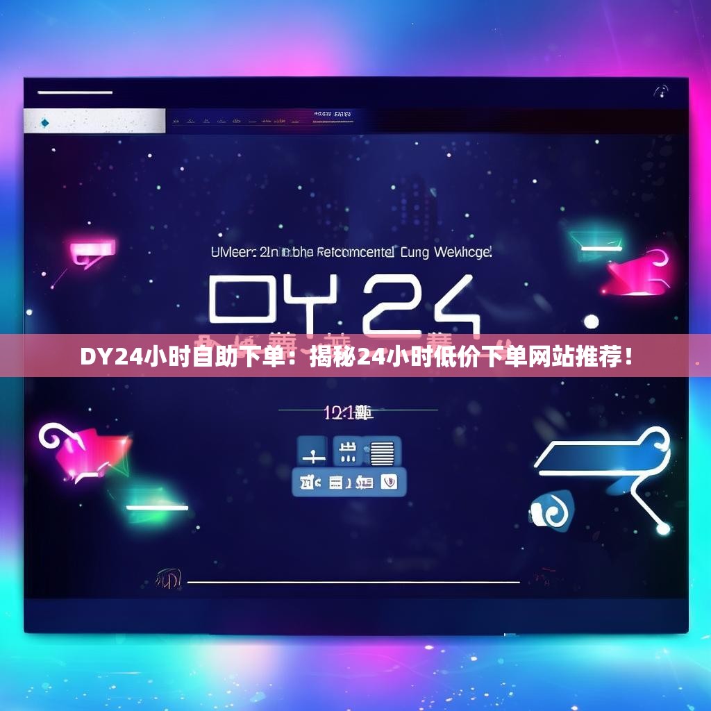 DY24小时自助下单：揭秘24小时低价下单网站推荐！