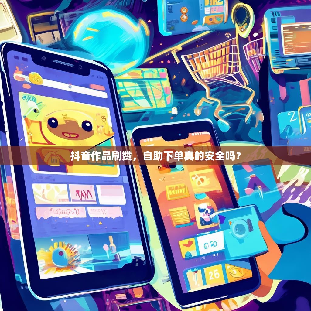 抖音作品刷赞，自助下单真的安全吗？