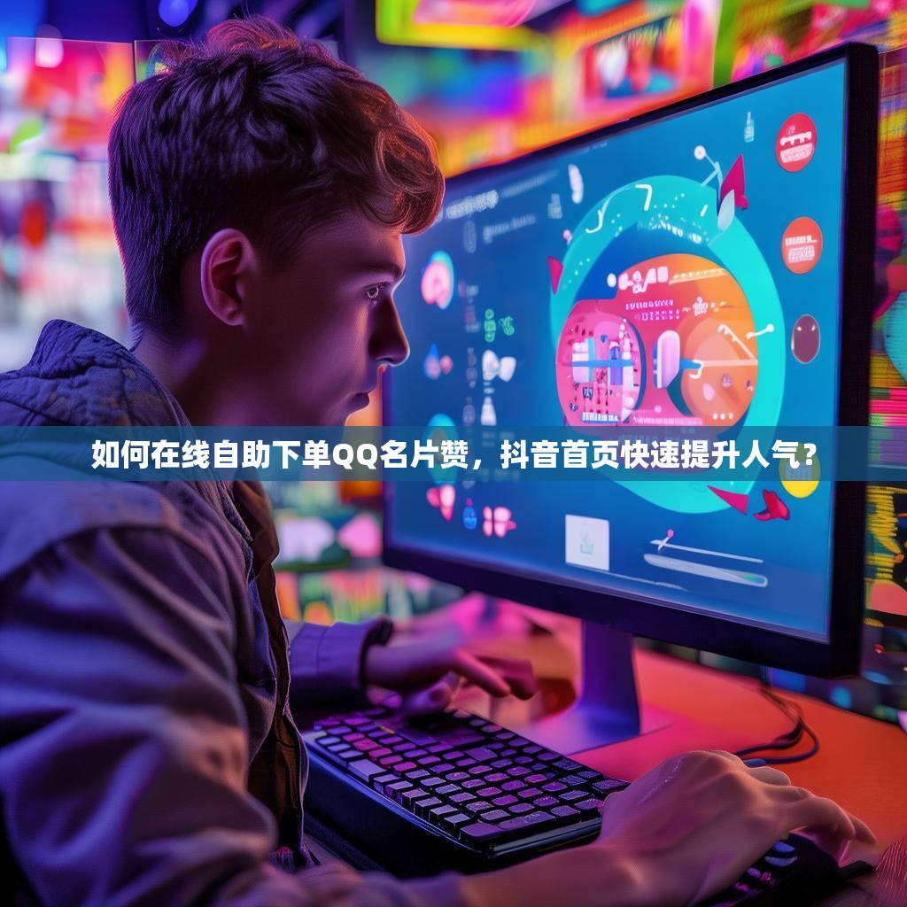 如何在线自助下单QQ名片赞，抖音首页快速提升人气？