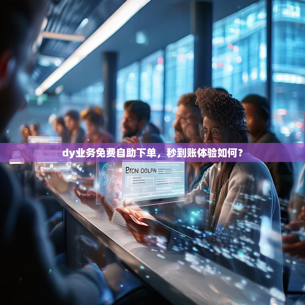dy业务免费自助下单，秒到账体验如何？